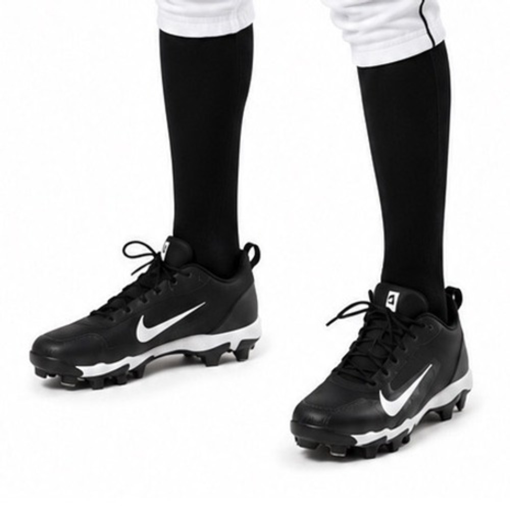 Nike Force Trout‎ 9 Pro MCS Baseball Cleats Black White M10 Activewear 106-29
